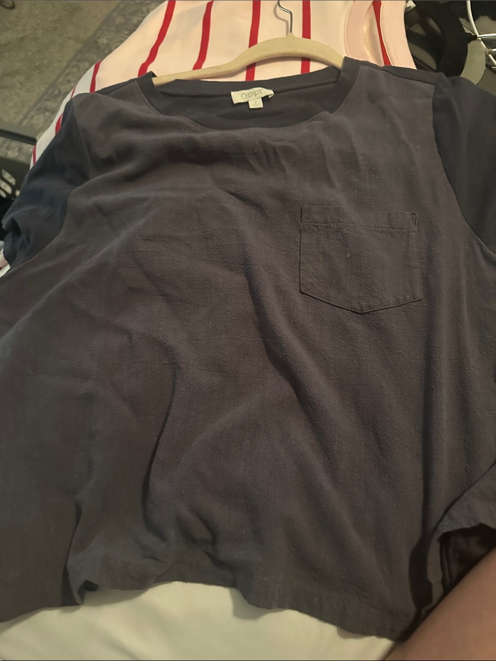 ODDI Relaxed Pocket Tee Top